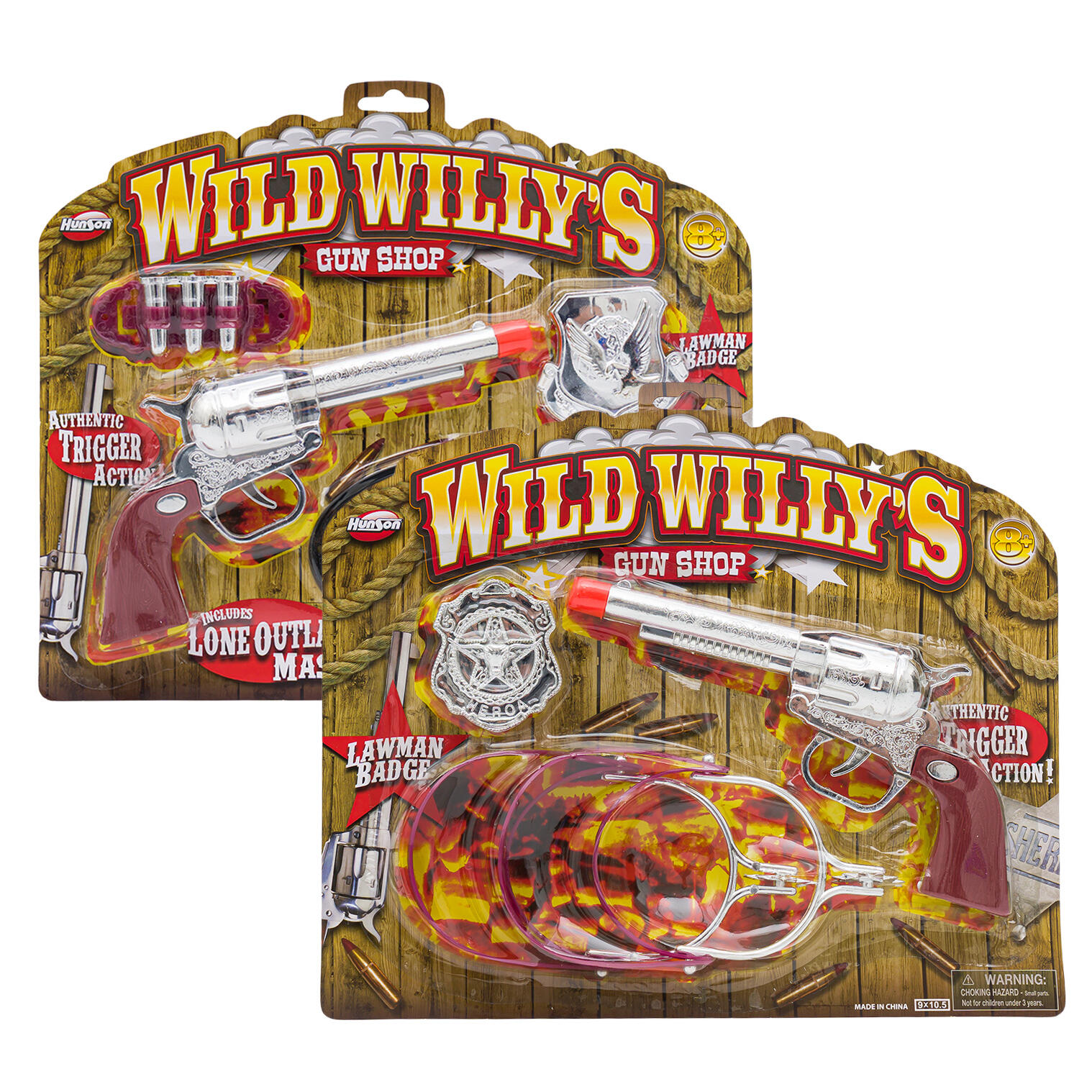 Hunson Wild Willy's Gun Shop Toy Gun Set, Assorted