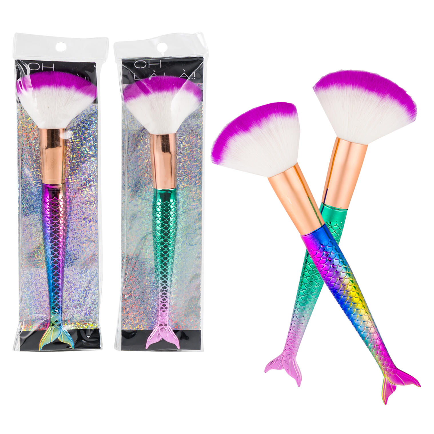 Rainbow Mermaid  Cosmetic Brush