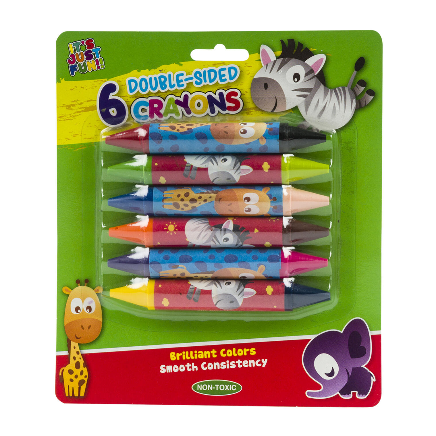 6pc Double Sided Crayons