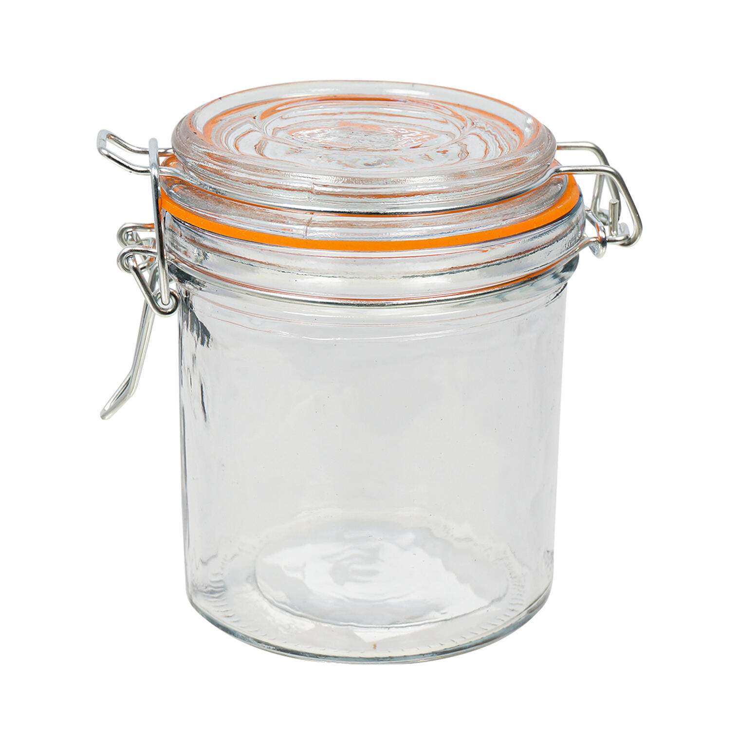Wholesale Airtight Glass Jar with Lid 6.8oz CLEAR