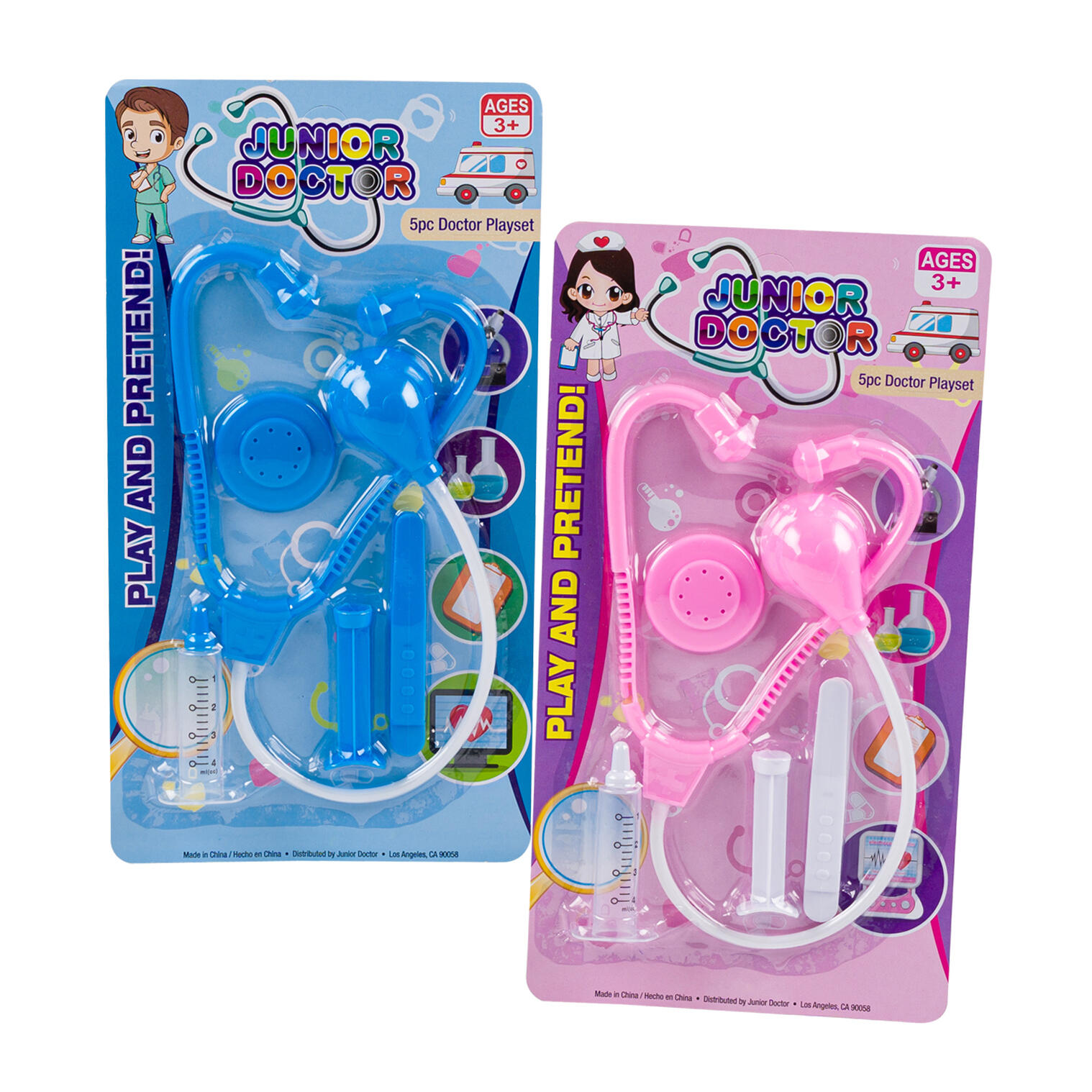 5pc Doctor Playset- 2 Assortments