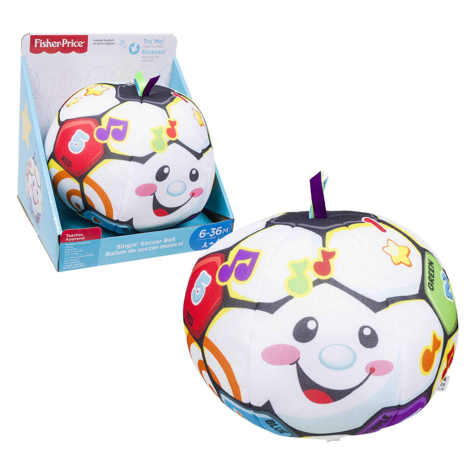 Wholesale Fisher Price Laugh and Learn Soccer Ball MULTICOLOR
