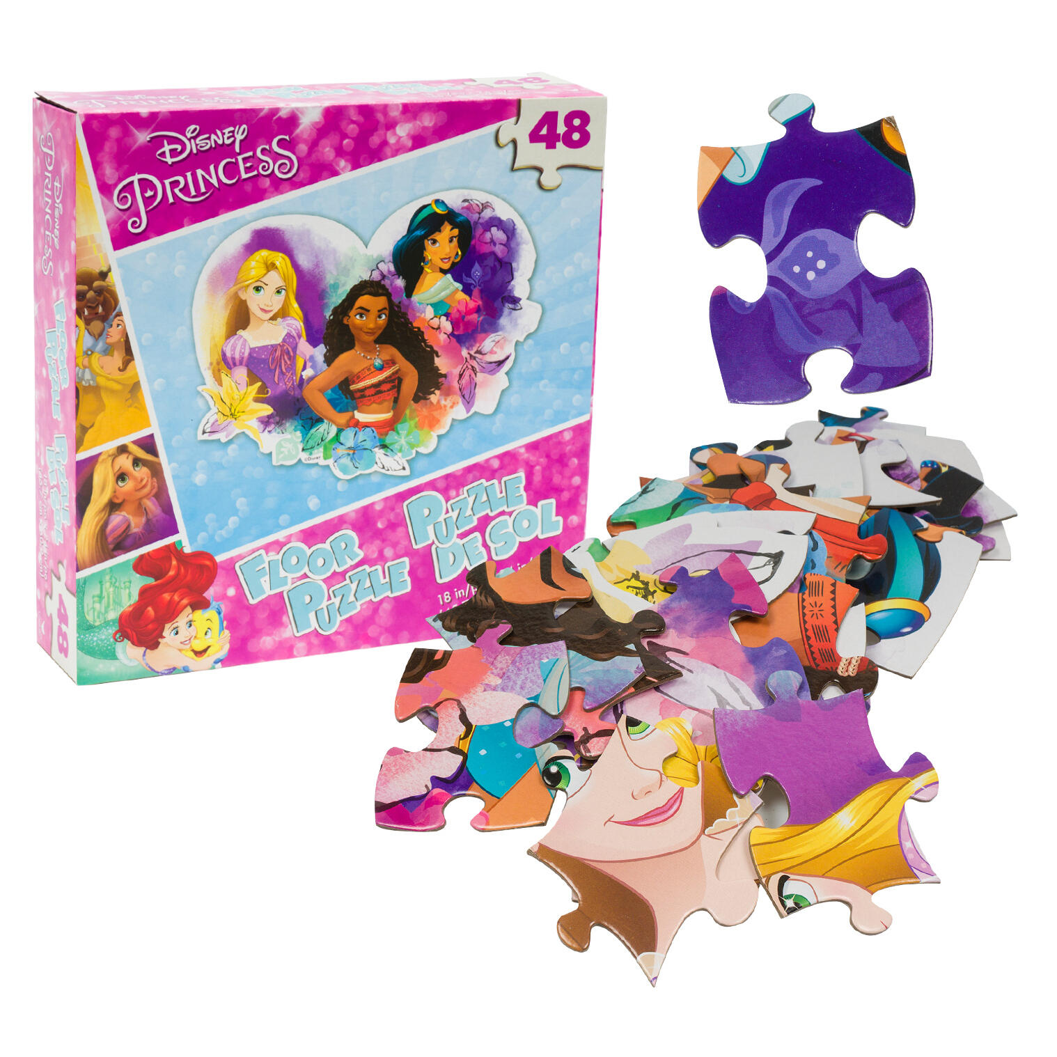 Wholesale 46 Piece Disney Princess Floor Puzzle 24""x18"" DISNEY PRINCESS MULTICOLOR