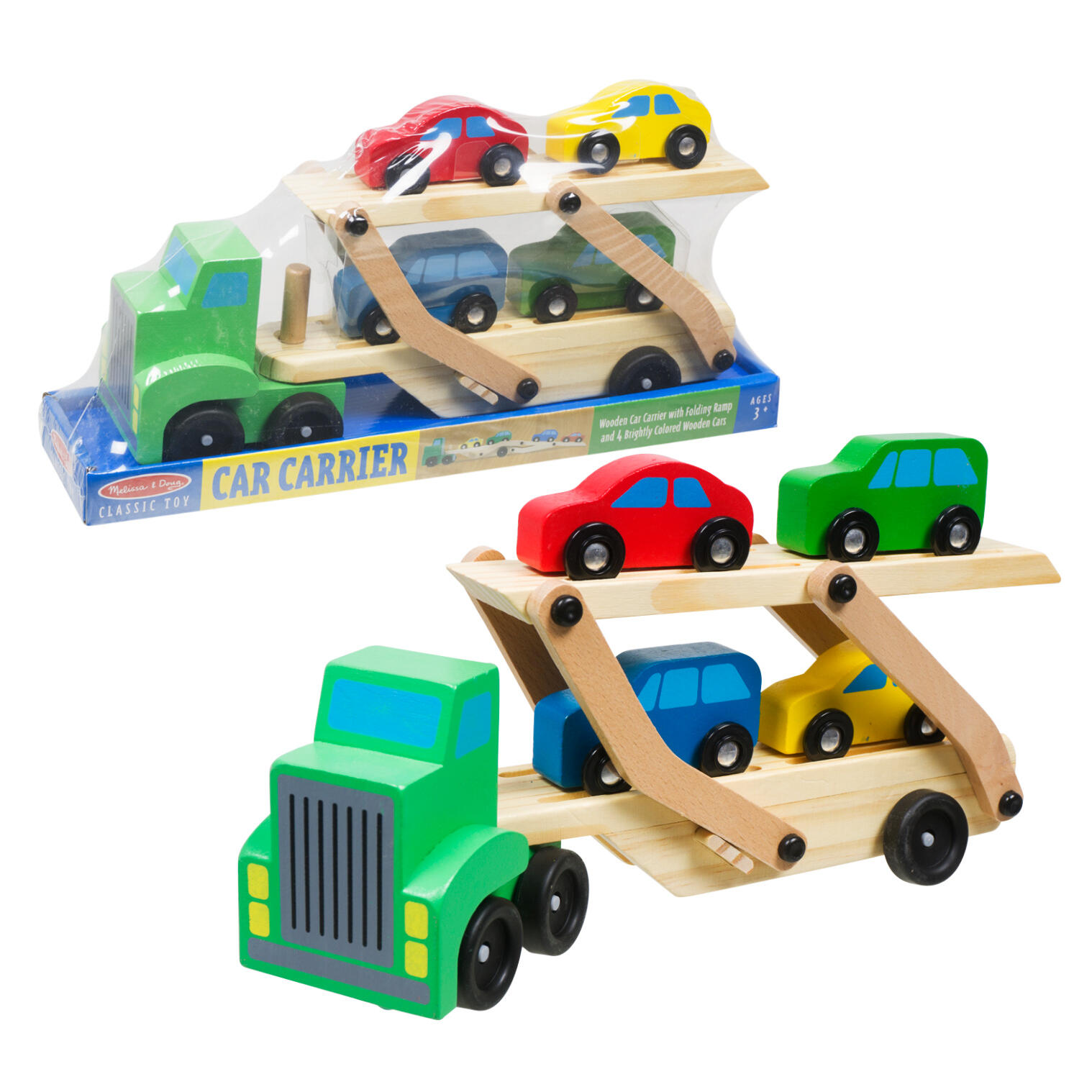 Wholesale Melissa and Doug Car Carrier Vehicle Set MULTICOLOR