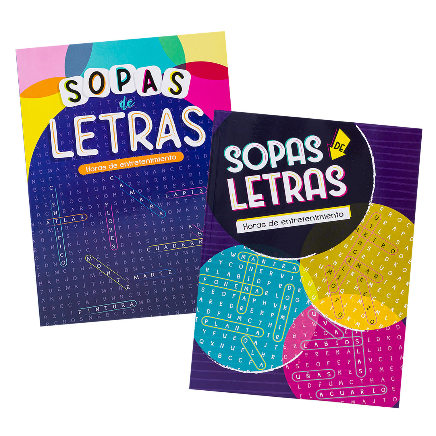 80 Page Spanish Find a Word Puzzle Book- 2 Asst.