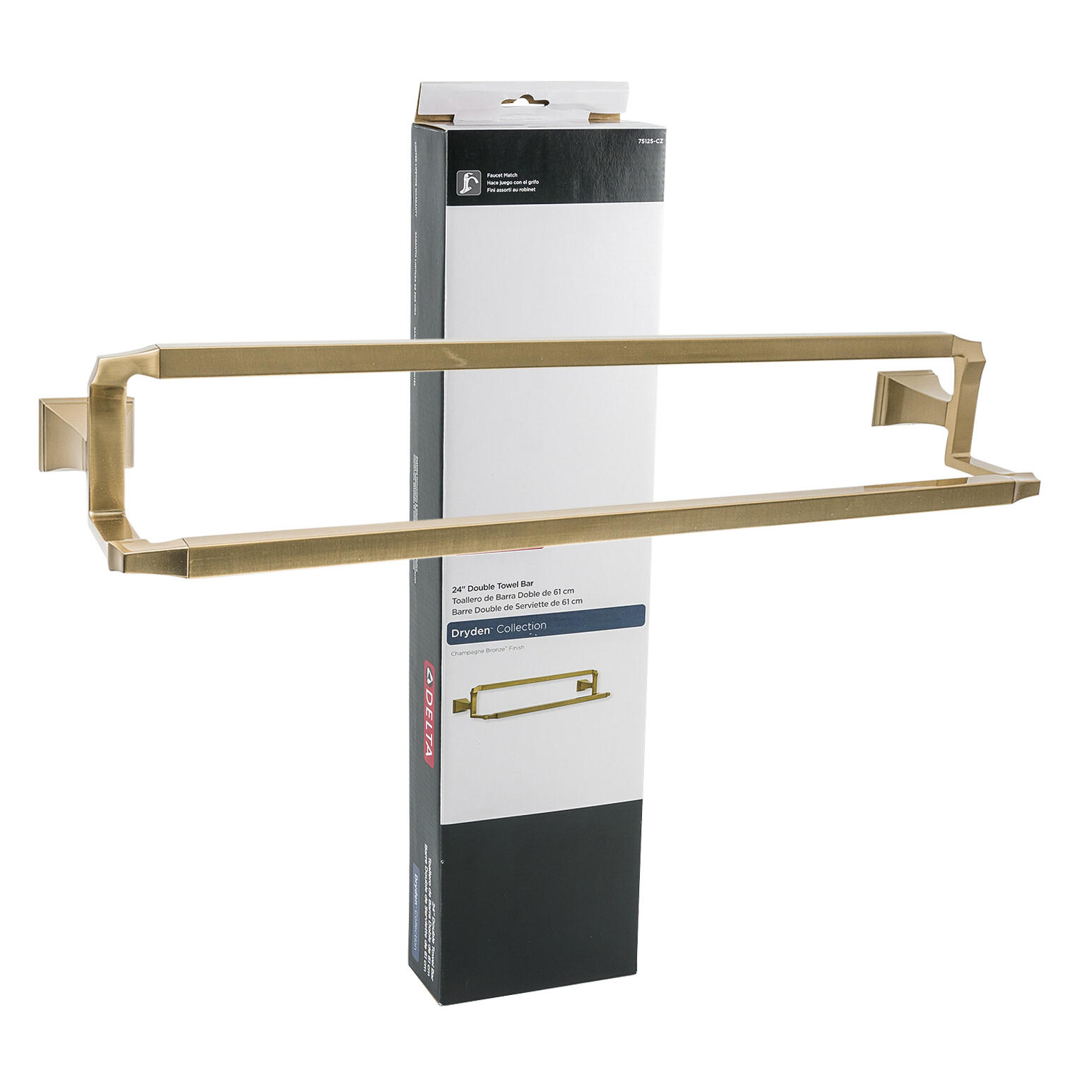Wholesale Delta Champagne Bronze Double Towel Bar CHAMPAGNE BRONZA