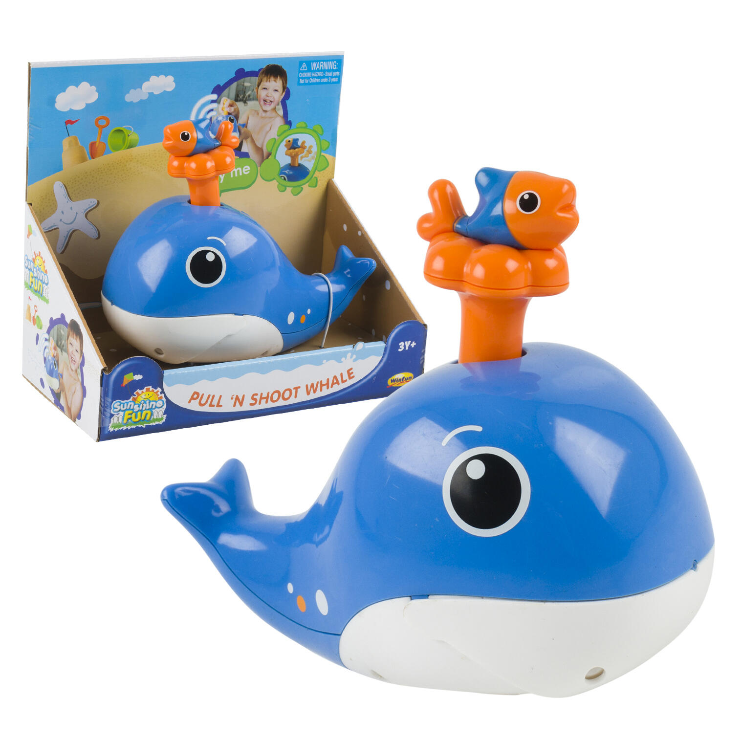 Wholesale Whale Pull Squirter Bath Toy | MULTI COLOR | SKU