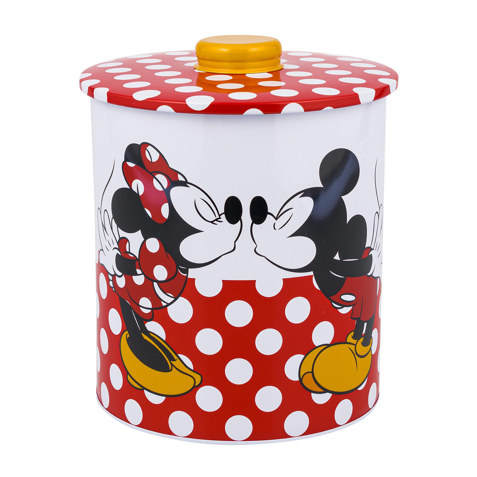 Wholesale Disney Mickey and Minnie Mouse Tin Round Canister | KNOB
