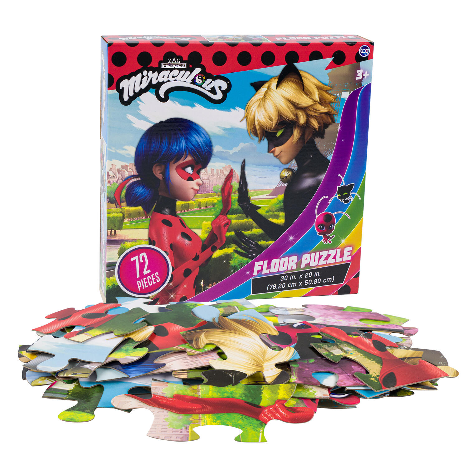 72pc Miraculous Floor Puzzle