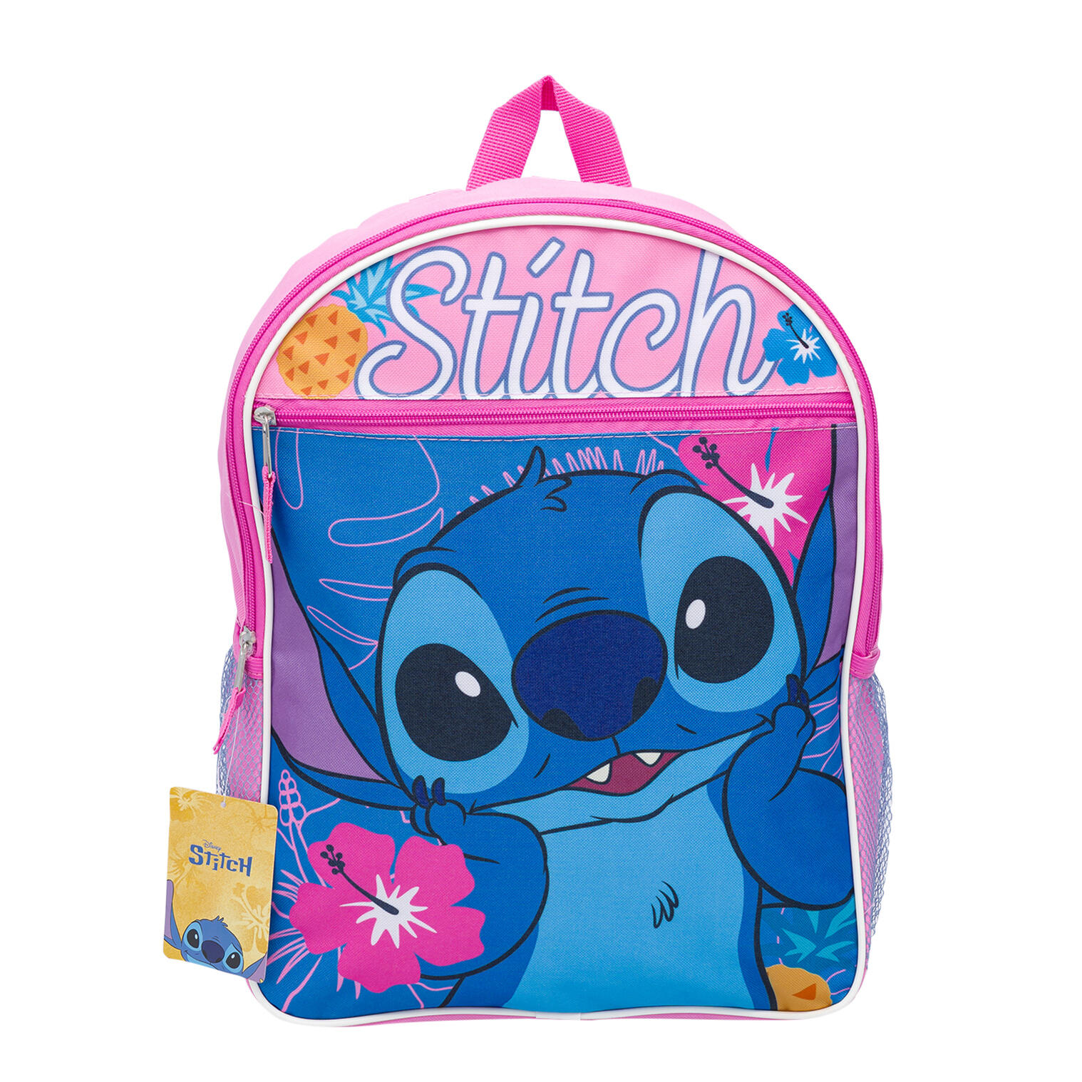 Disney Stitch Tropical Adventure Backpack - Pink/Blue