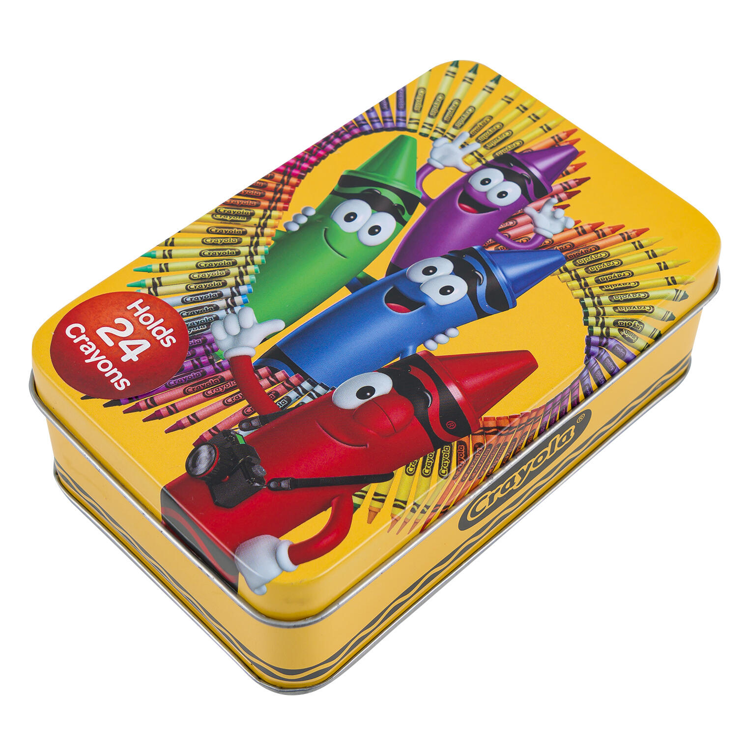 Crayola Crayon Storage Tin Box