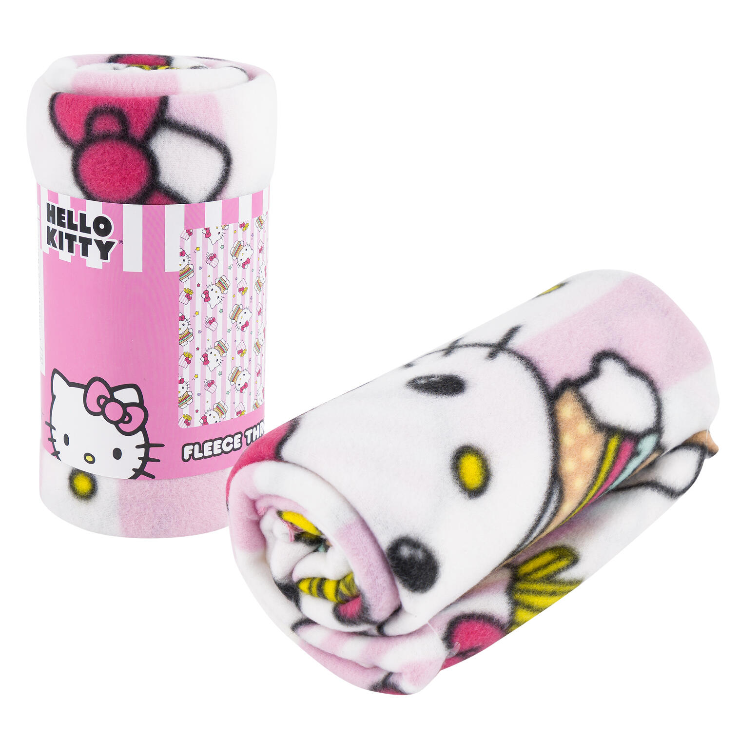 Hello Kitty Fleece Throw Blanket - 40x50" - 1 Each - Polyester - Kids Blanket