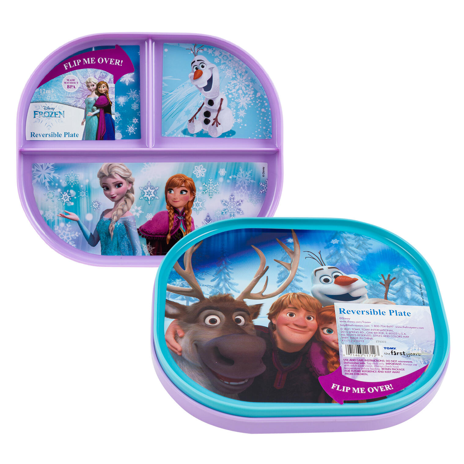 The First Years Disney Frozen 8" Reversible Plate