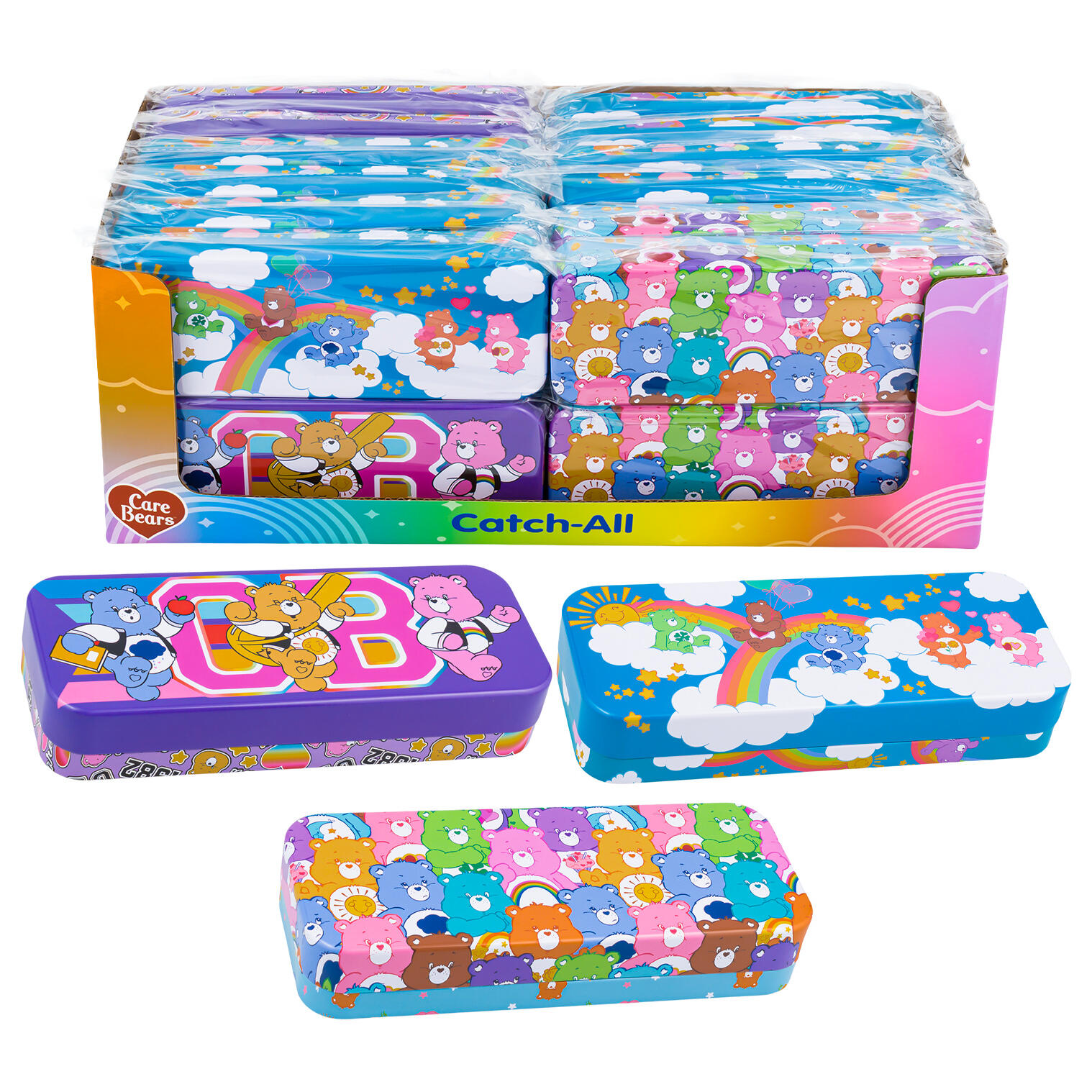 Care Bears Tin Pencil Case 8.5", Assorted