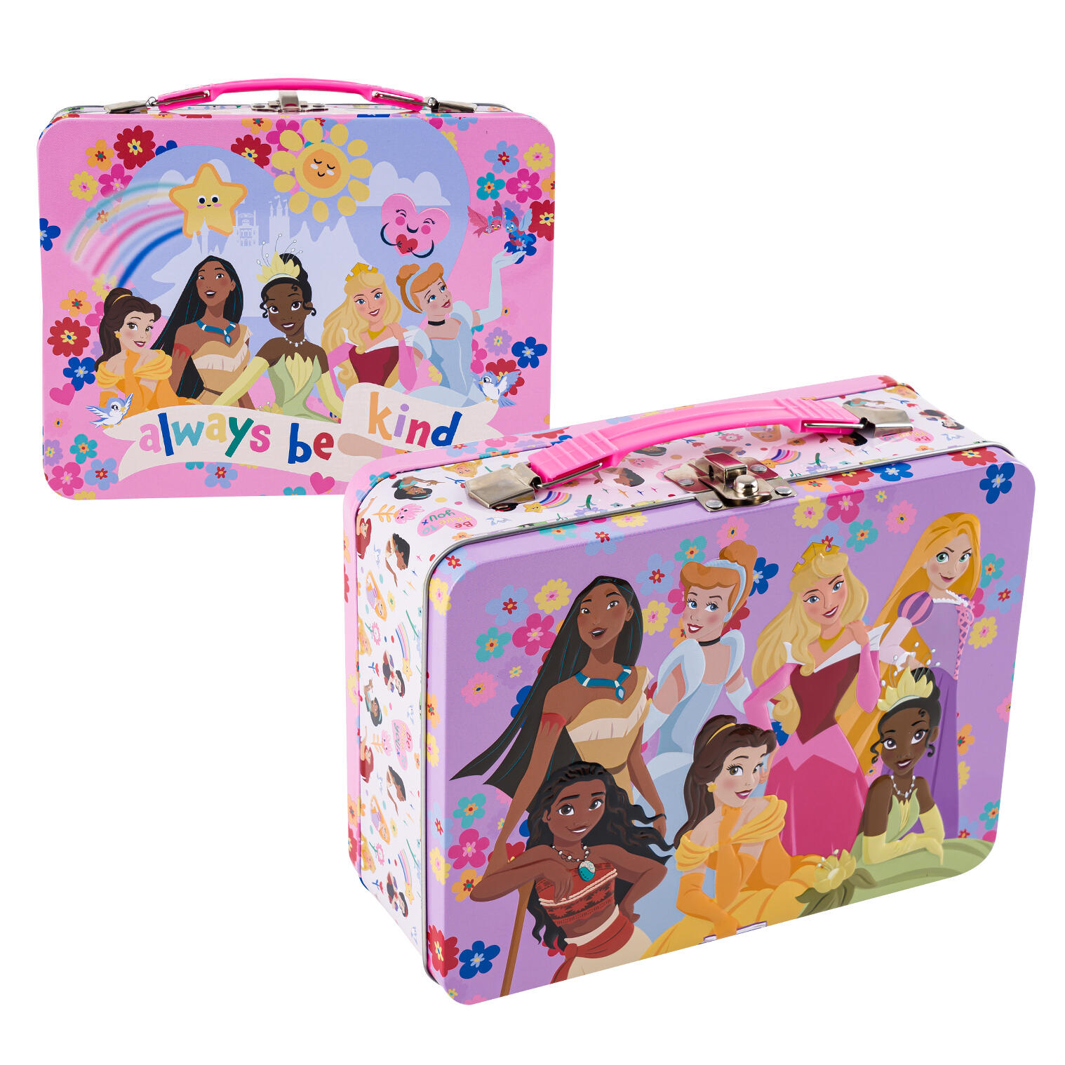 Wholesale Disney Princess Tin Large Lunch Box | PINK/MULTI | SKU