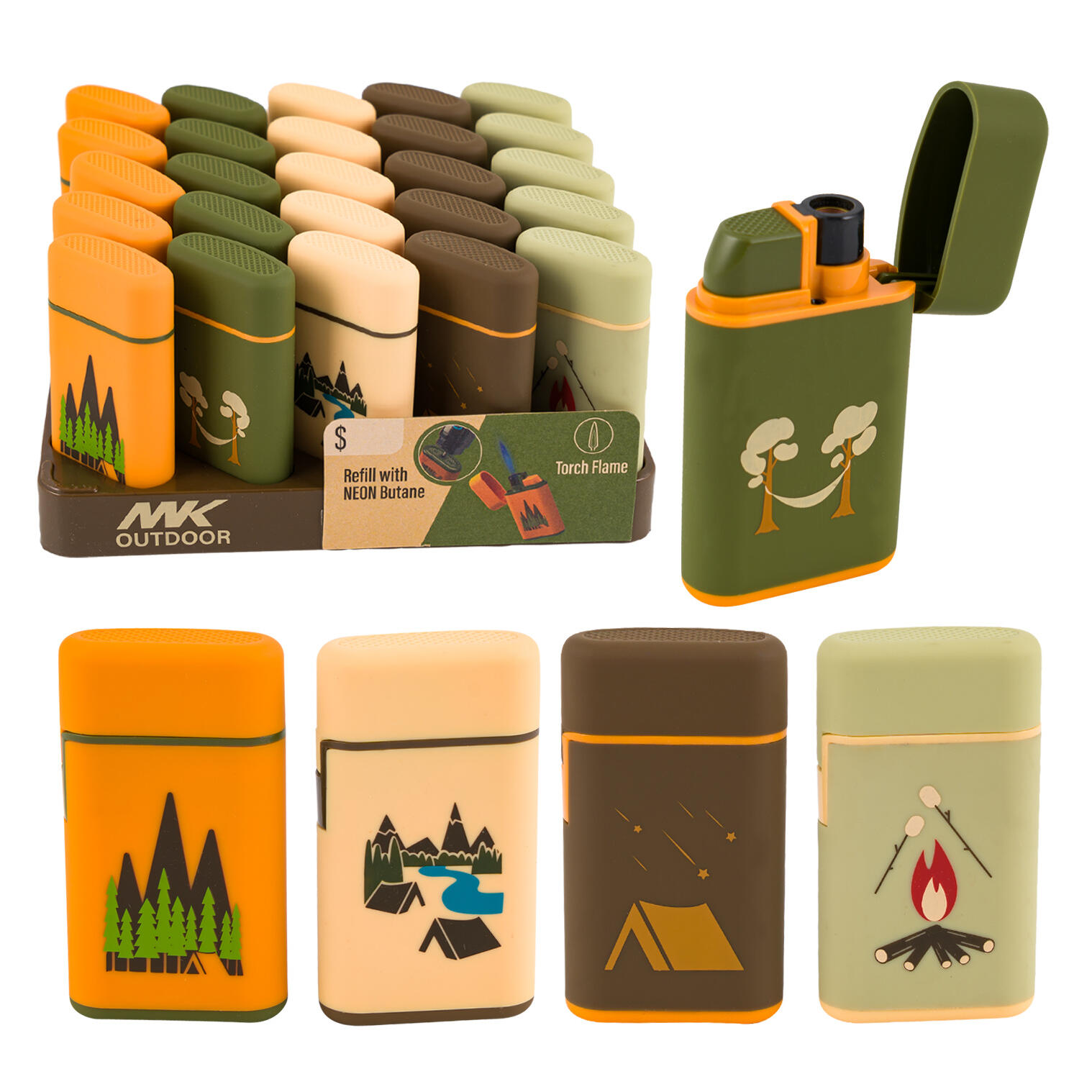 Wholesale MK Outdoor Series Refillable Torch Lighter - Torch