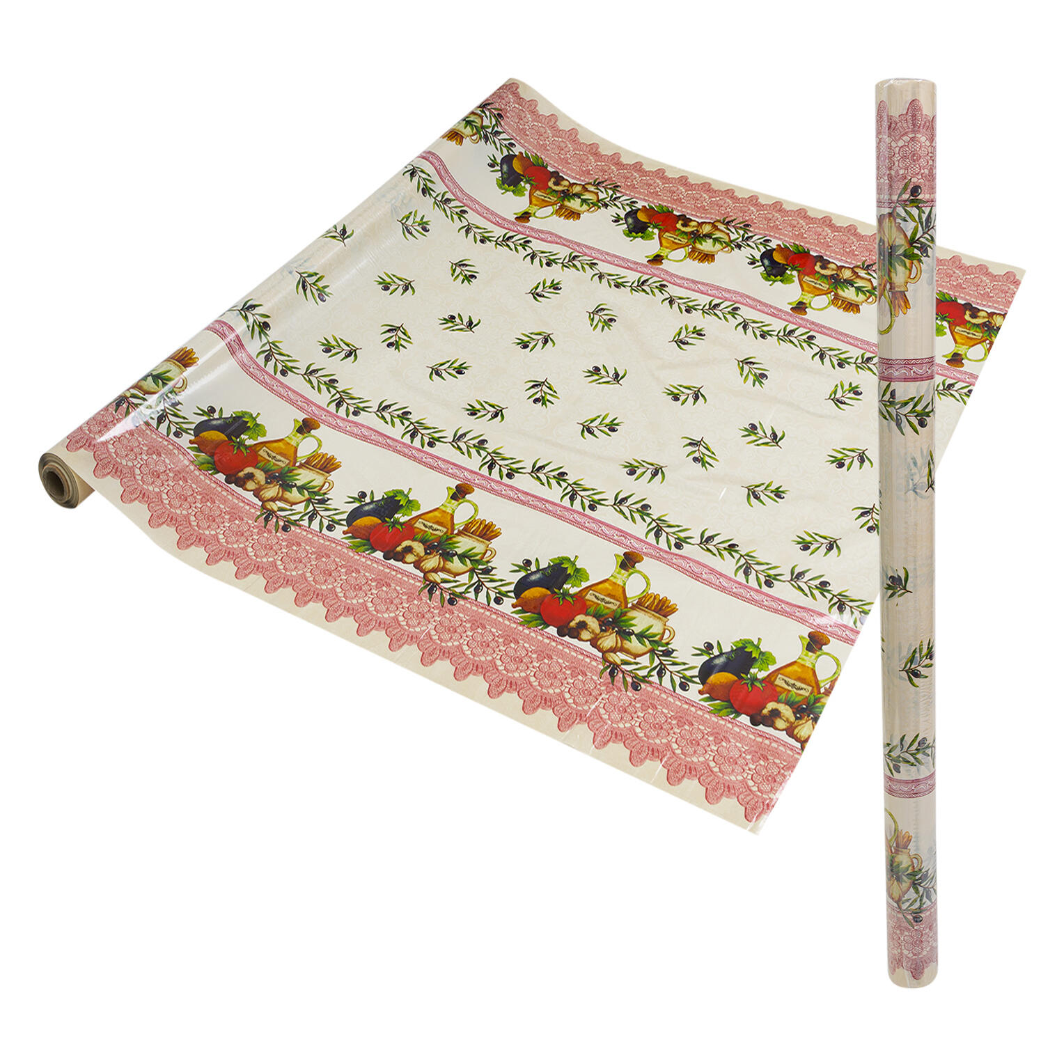 Decorative Floral and Fruit Pattern Liner - 54 in x 20 yd