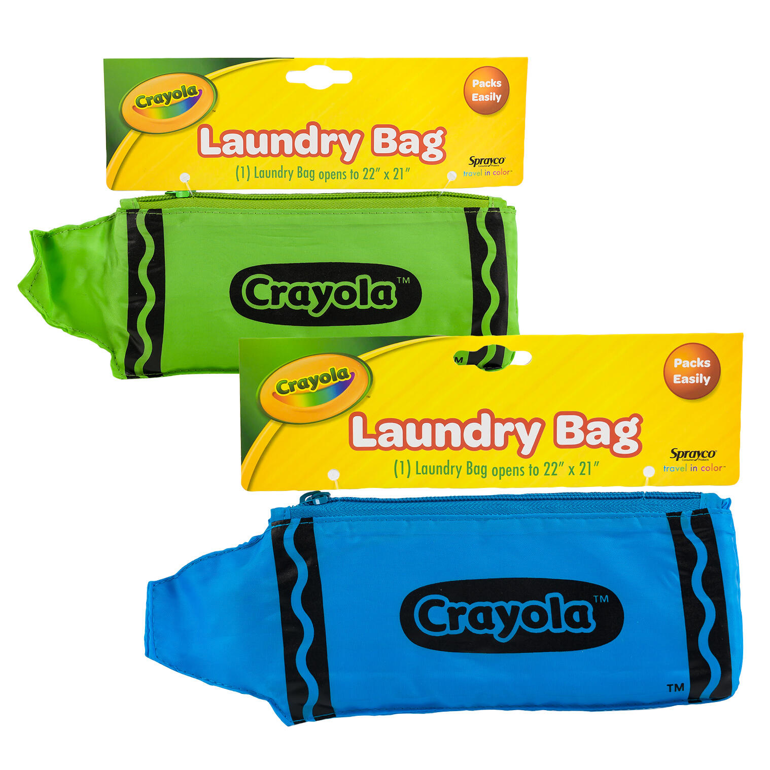 Crayola Laundry Bag, 22 x 21 in,  Assorted Colors