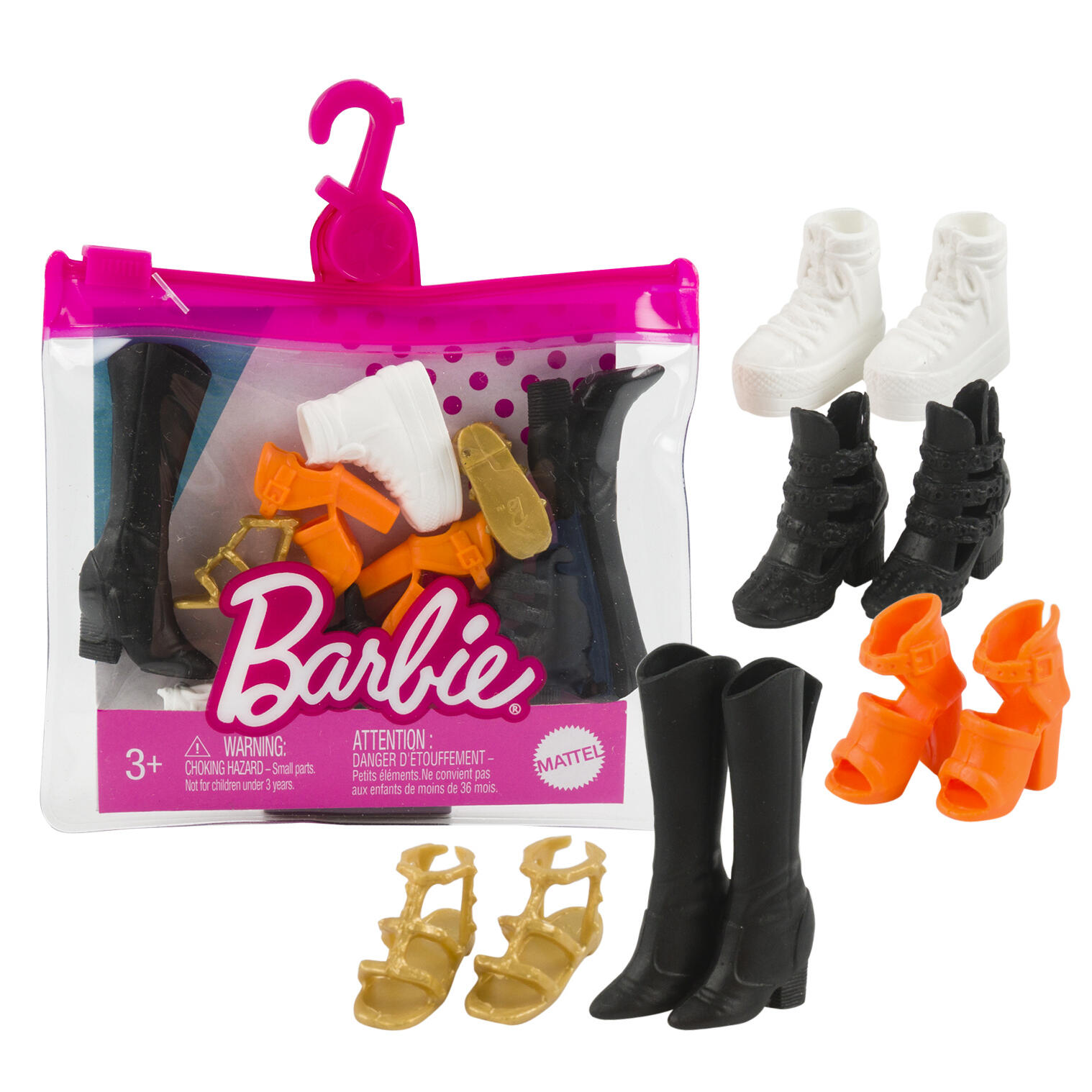 Wholesale 5 Pairs Barbie Doll Shoes | BARBIE