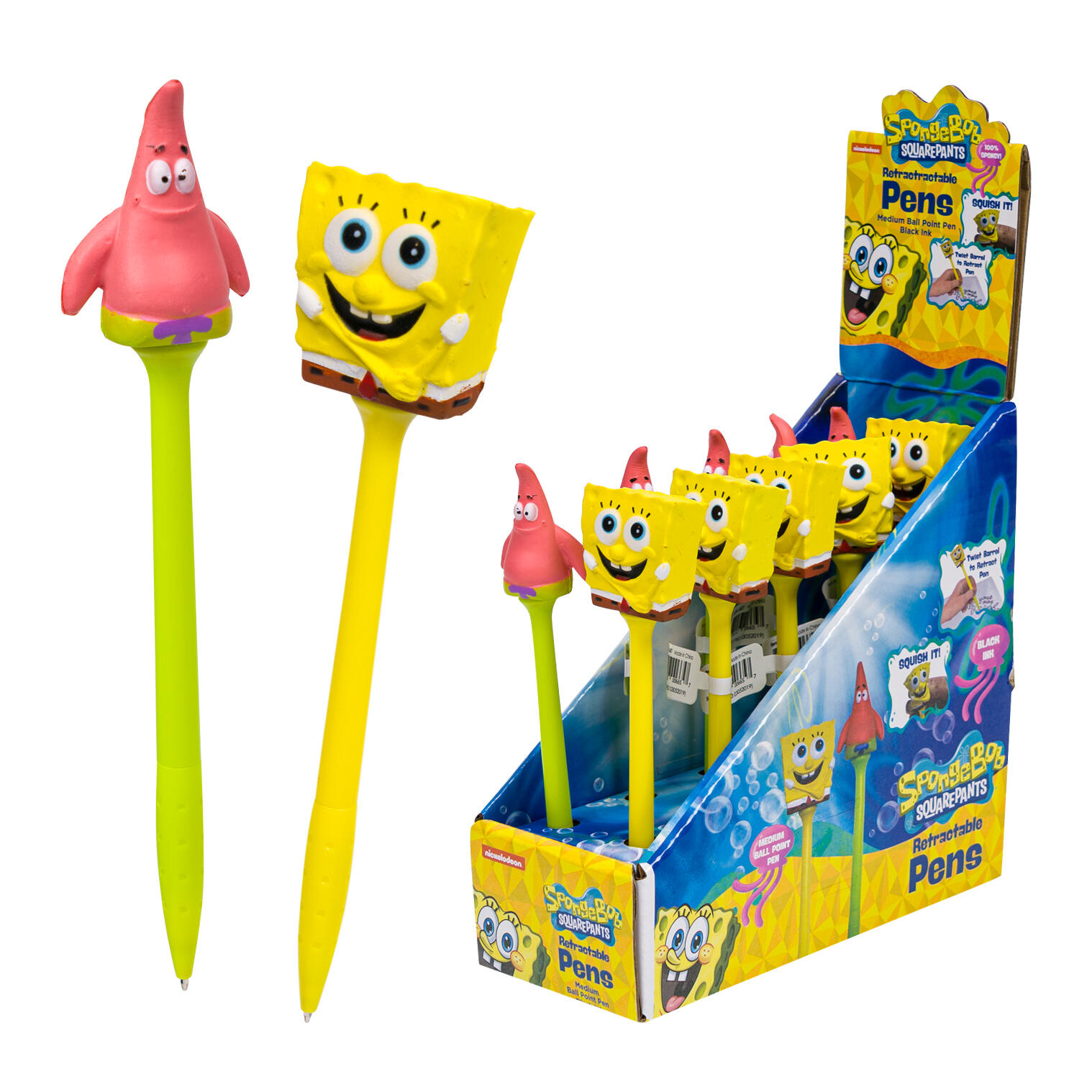 SpongeBob SquarePants Pen- 6"- 2 Assorted Characters