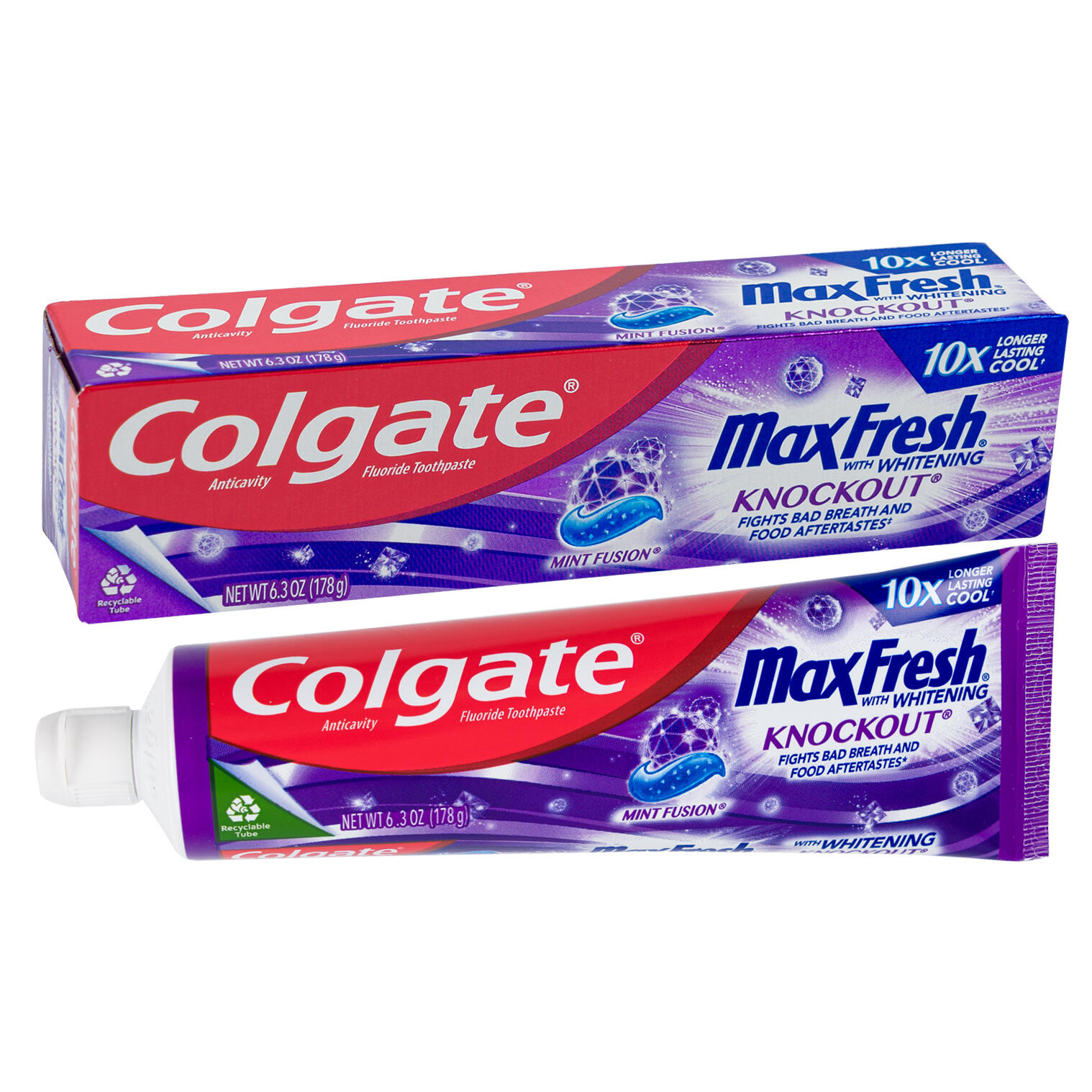 Wholesale Colgate Max Fresh Knockout Toothpaste 6.3oz