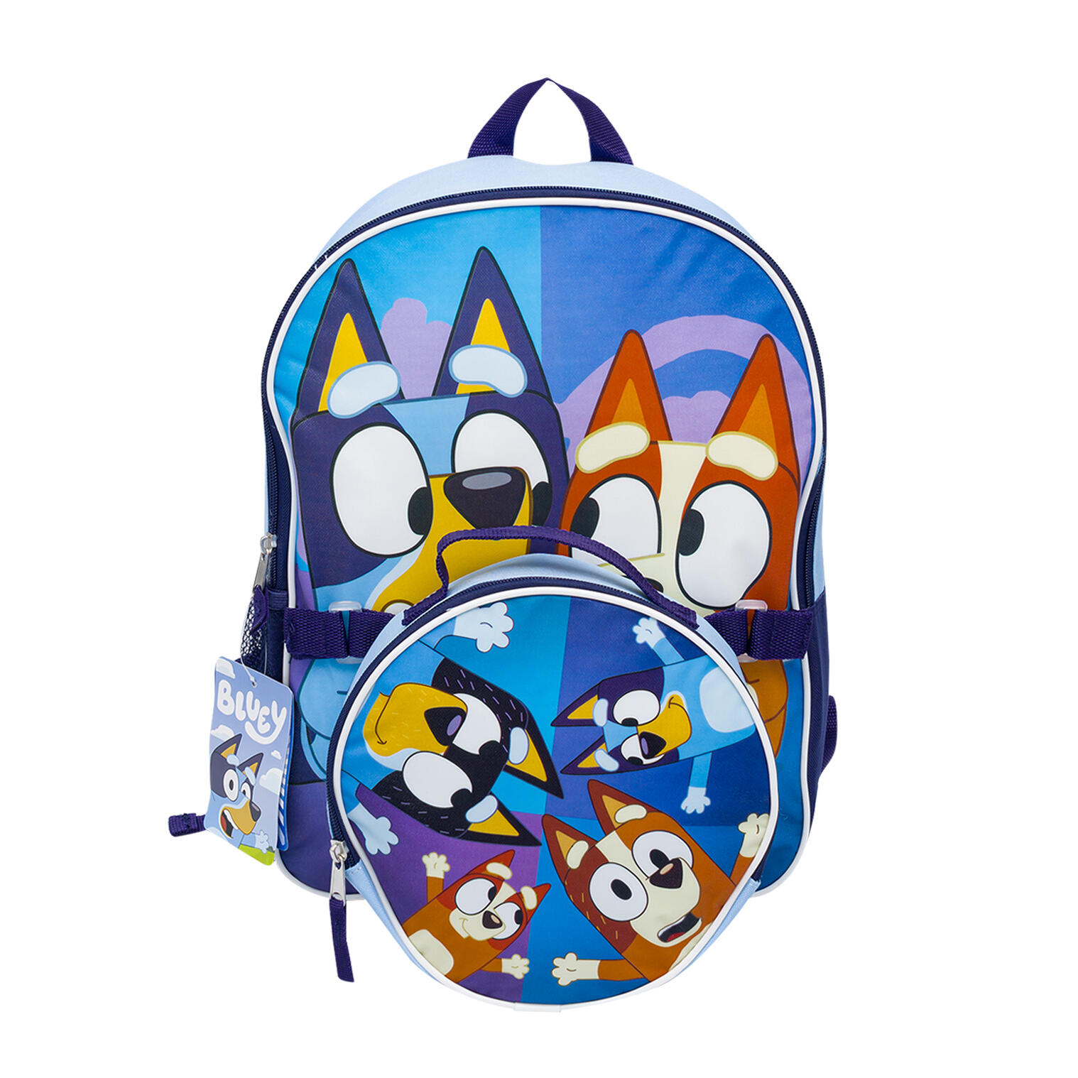 Bluey Kids Backpack 5 pc Set - 16 in Blue