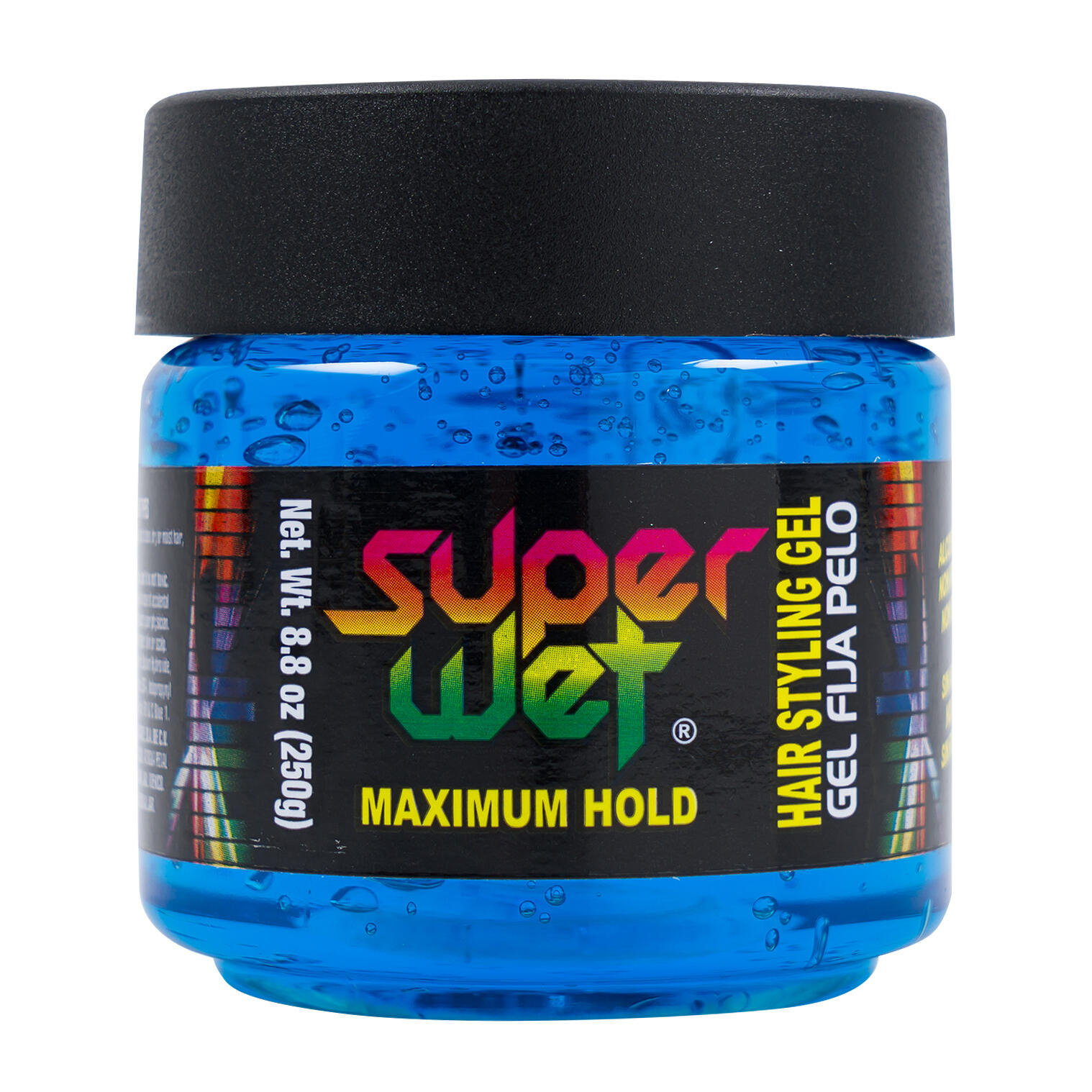 Wholesale Super Wet Maximum Hold Hair Gel 8.8oz Blue