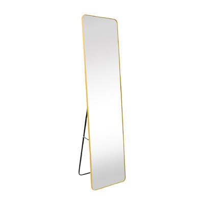wholesale MIRROR,14.2"x57.5"w/STAND-GOLD