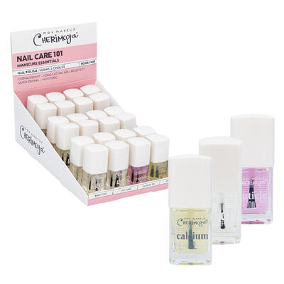 wholesale Max Makeup Cherimoya Nail Care 101 Manicure Essentials Nail Polish Assorted - 0.5oz