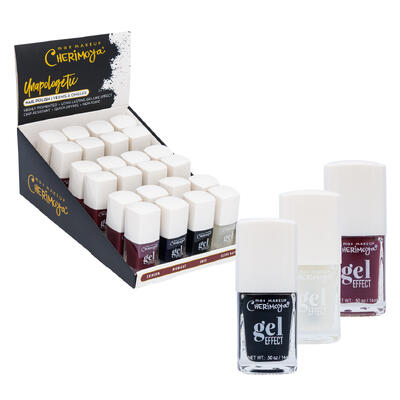 wholesale Max Makeup Cherimoya Unapologetic Gel Effect Nail Polish Assorted - 0.5oz