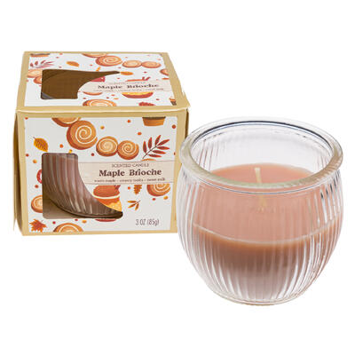 wholesale Scented Candle, Maple Brioche Scent, 3oz/85g, Cozy Fragrance for Any Space