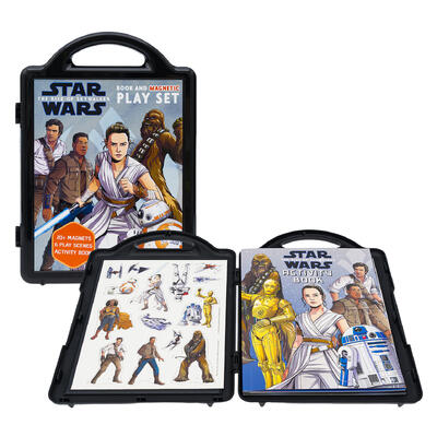 wholesale Star Wars The Rise of Skywalker Book and Magnetic Play Set, Includes 20+ Magnets and Play Scenes