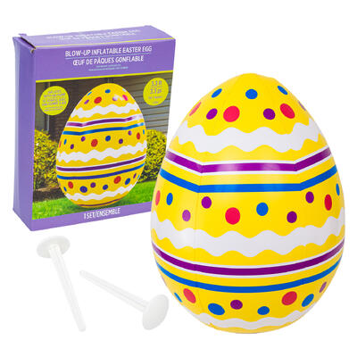 wholesale Blow-Up Inflatable Easter Egg Set, 3.3 ft