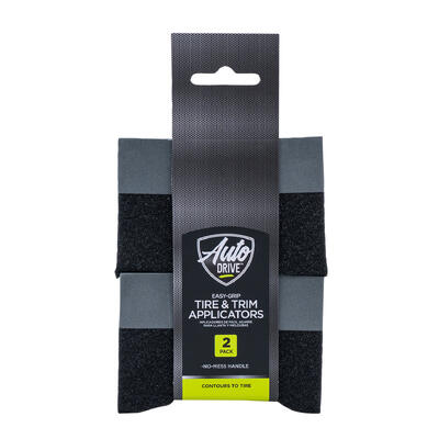 wholesale Auto Drive Tire & Trim Applicators, No Mess Handle, 2 Pack