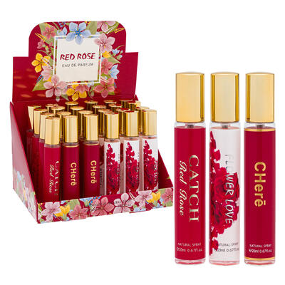 wholesale Red Rose Eau de Parfum Spray, 20ml/0.67 fl oz, Assorted Scents