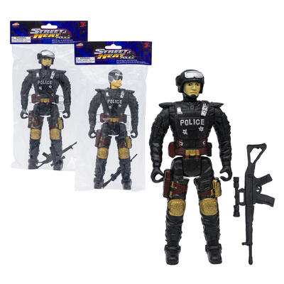 wholesale Hunson Street Heat Police Action Figure Toy, Assorted