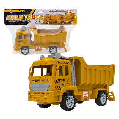 wholesale Hunson Build Truck Construction Toy, 9.5", Orange