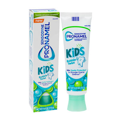 wholesale Sensodyne Pronamel Kids Fluoride Anticavity Toothpaste, 4oz, Bubble Twist Flavor