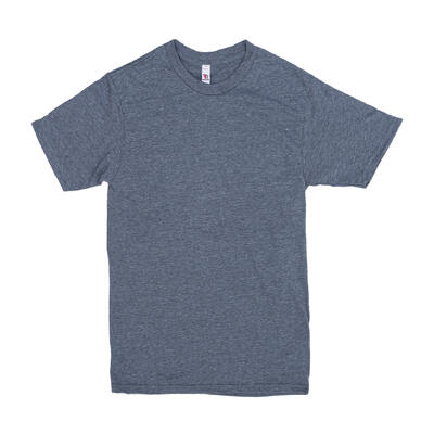 wholesale Combed Ring-Spun Grey T-Shirt, Cotton/Polyester Blend, Soft & Comfortable, Small