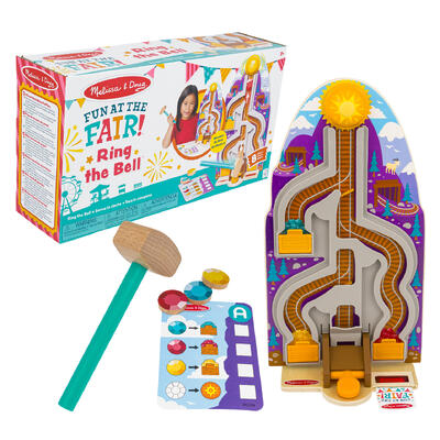 wholesale Melissa & Doug Fun at the Fair! Wooden Ring the Bell Game