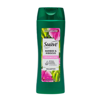 wholesale Suave Bamboo and Hibiscus Volumizing Shampoo, 12.6 oz, No Dyes