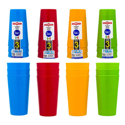 wholesale TUMBLER 22oz 3PK 4ASTD