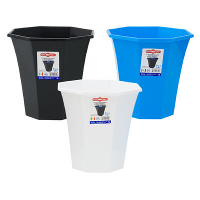 wholesale WASTE BASKET10qt OCTAGONAL 3 A