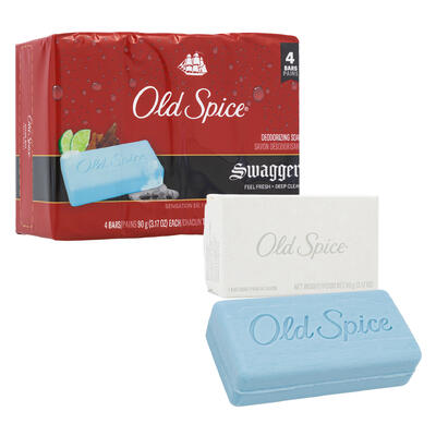 wholesale Old Spice Swagger Deodorizing Bar Soap 4-Pack