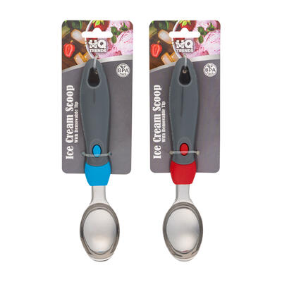 wholesale Ice Cream Scoop with Removal Tip, Stainless Steel, BPA Free, Assorted Colors