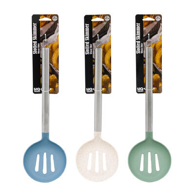 wholesale MQ Trends Slotted Skimmer, Stainless Steel with Wheat Fiber Tip, Heat Resistant, Assorted Colors