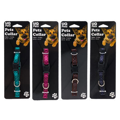 wholesale X-Small Adjustable Pets Collar, 7.8 - 11.8", Assorted Colors