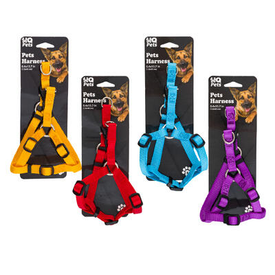 wholesale X-Small Pets Harness, 0.4 x 15.7", Assorted Colors