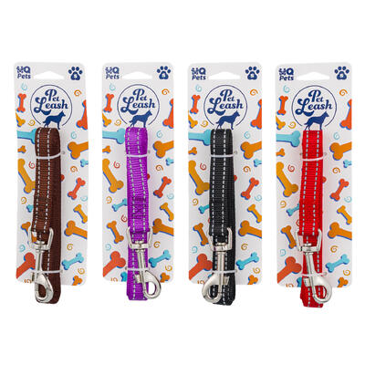 wholesale Small Pet Leash, Reflective, 0.6 x 47.2in, Assorted Colors