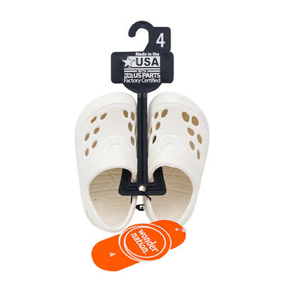 wholesale Wonder Nation Baby Comfort Clog Sandals, Size 4, White